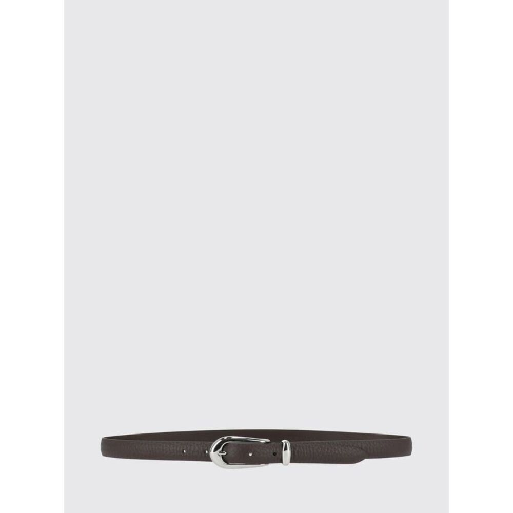 Orciani Women Adjustable Orciani Belt In Hammered Calfskin With Pin Buckle